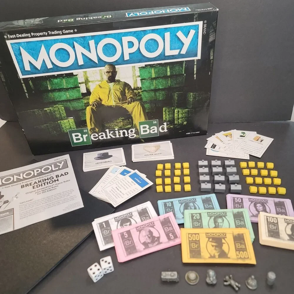 Breaking Bad Monopoly Board Game 100% Complete 2020 USAopoly Collector Edition M